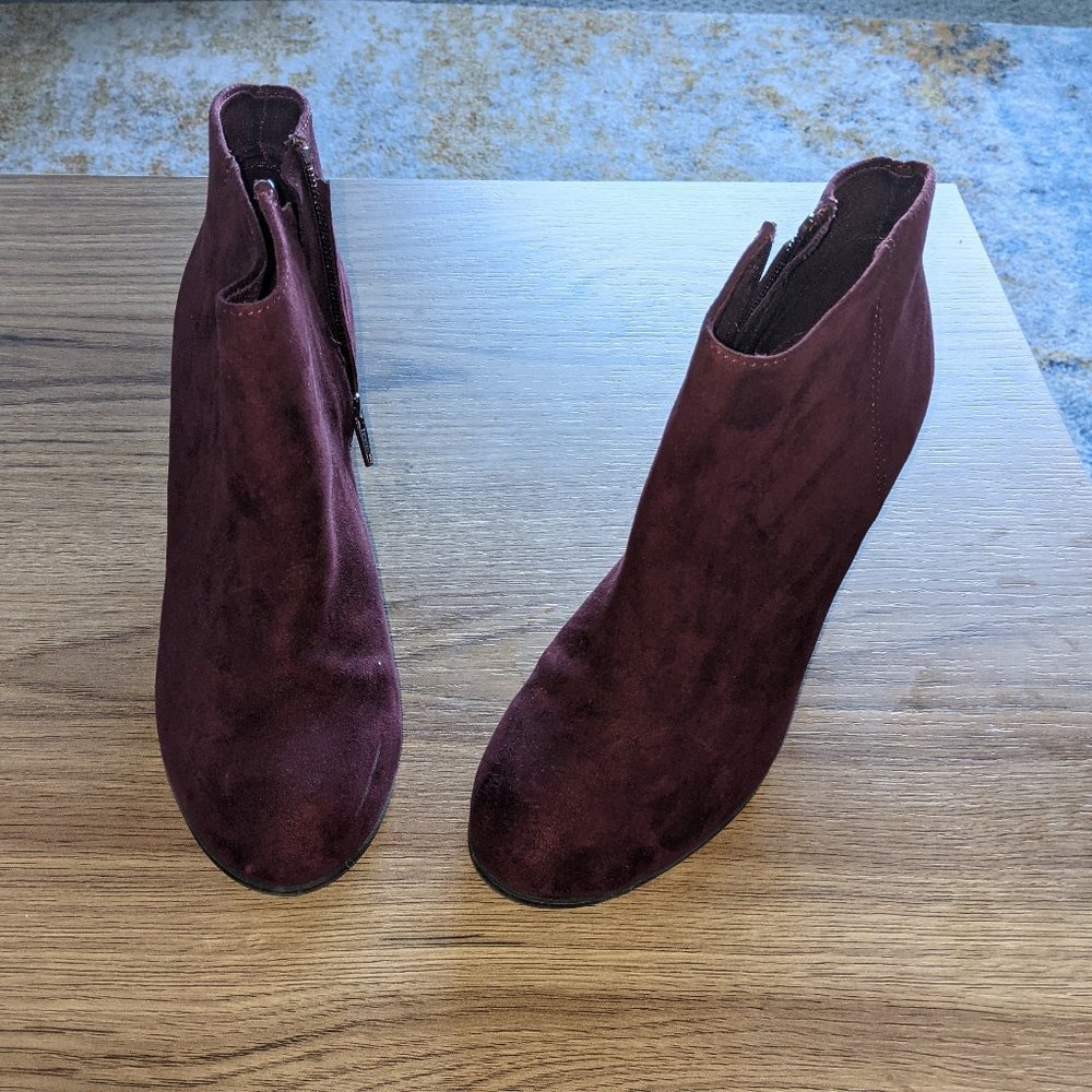 Faux Suede Booties